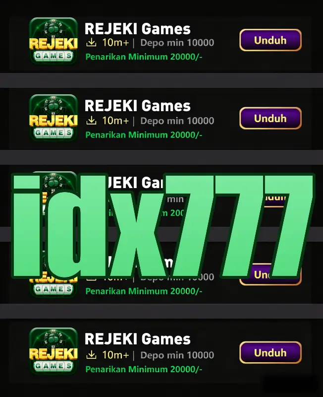 idx777 Tangkapan Layar - APK Resmi